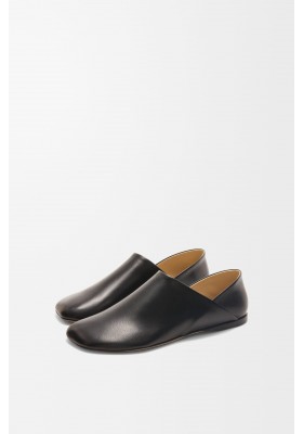 LOEWE Toy Slipper In Goatskin Black
