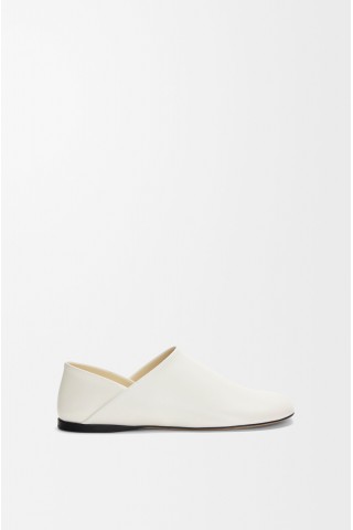 LOEWE Toy Slipper In Goatskin White