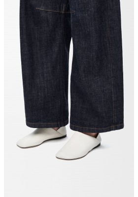 LOEWE Toy Slipper In Goatskin White