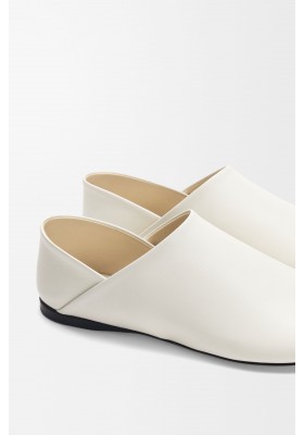 LOEWE Toy Slipper In Goatskin White